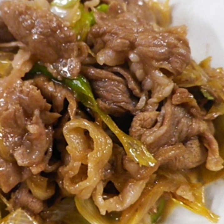 すき焼き風牛肉長ネギ炒め レシピ 作り方 By Leopoo 楽天レシピ